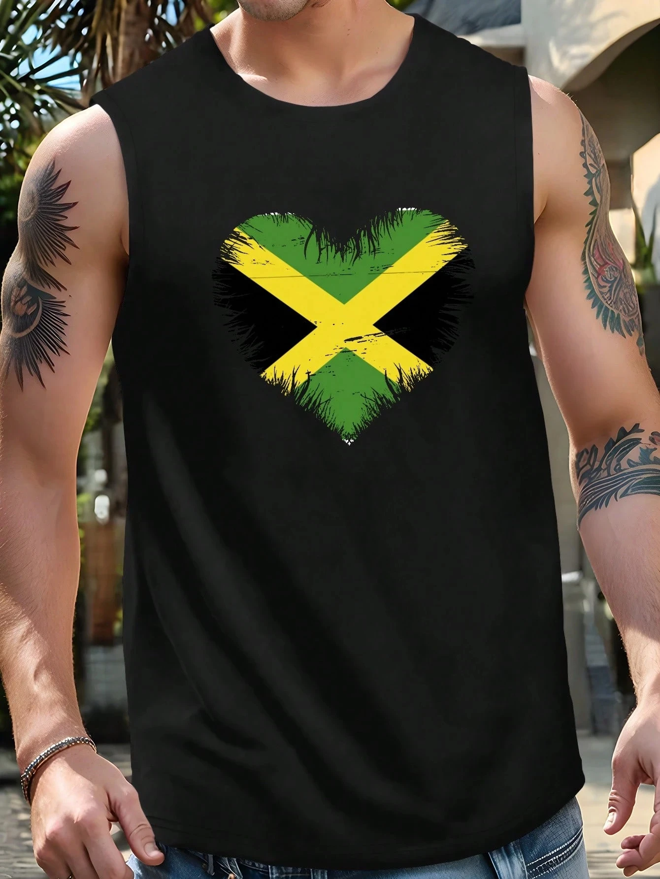 Flag Jamaica Print Men's Tank Top Casual Sleeveless Athletic Tank Top Breathable Comfy Tops Men T-shirts Oversized Men Clothing
Flag Jamaica Print Men's Tank Top Casual Sleeveless Athletic Tank Top Breathable Comfy Tops Men T-shirts Oversized Men Clothing