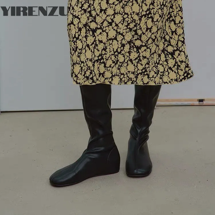 Fashionable Comfortable Women's Elastic Boot Square Head Flat Bottom Versatile Rubber Material Over-Knee Boot from Mainland Chin
Fashionable Comfortable Women's Elastic Boot Square Head Flat Bottom Versatile Rubber Material Over-Knee Boot from Mainland Chin