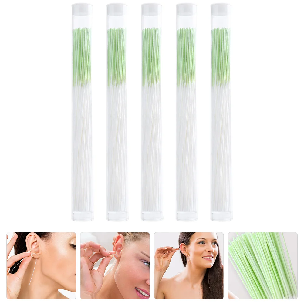 350 шт., очиститель для пирсинга, нить для чистки ушных отверстий, прочный хлопок, одноразовый инструмент для ухода за ушами, очиститель сережек 
350 шт., очиститель для пирсинга, нить для чистки ушных отверстий, прочный хлопок, одноразовый инструмент для ухода за ушами, очиститель сережек