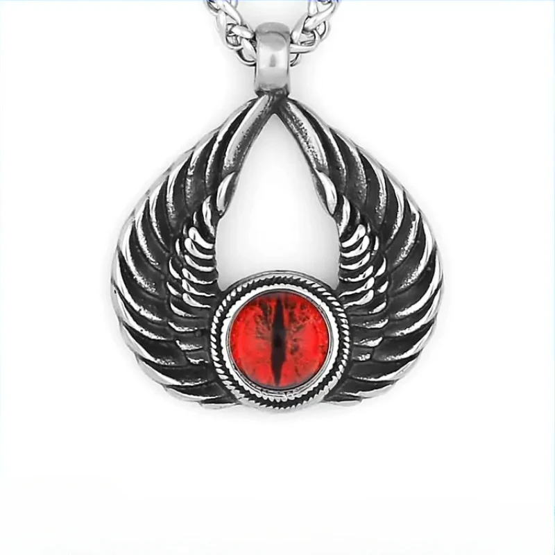 CHUANGCHENG Angel Wings Couple Personality Trend Stainless Steel Pendant Men's Necklace Chains
CHUANGCHENG Angel Wings Couple Personality Trend Stainless Steel Pendant Men's Necklace Chains