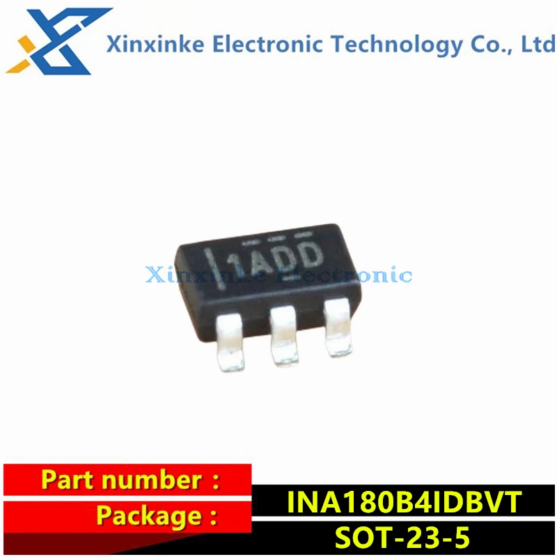 10PCS INA180B4IDBVT SOT-23-5 Marking: 1ADD Current Sense Amplifiers 26V 350kHz Brand New Original
10PCS INA180B4IDBVT SOT-23-5 Marking: 1ADD Current Sense Amplifiers 26V 350kHz Brand New Original