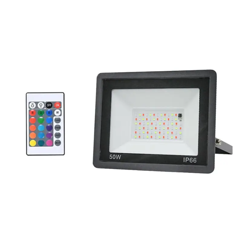 PZHI-RGB LED Floodlight AC100-265V IP66 Outdoor Waterproof Spotlight Landscape Lighting For Garden, Patio, Yard 50W
PZHI-RGB LED Floodlight AC100-265V IP66 Outdoor Waterproof Spotlight Landscape Lighting For Garden, Patio, Yard 50W
