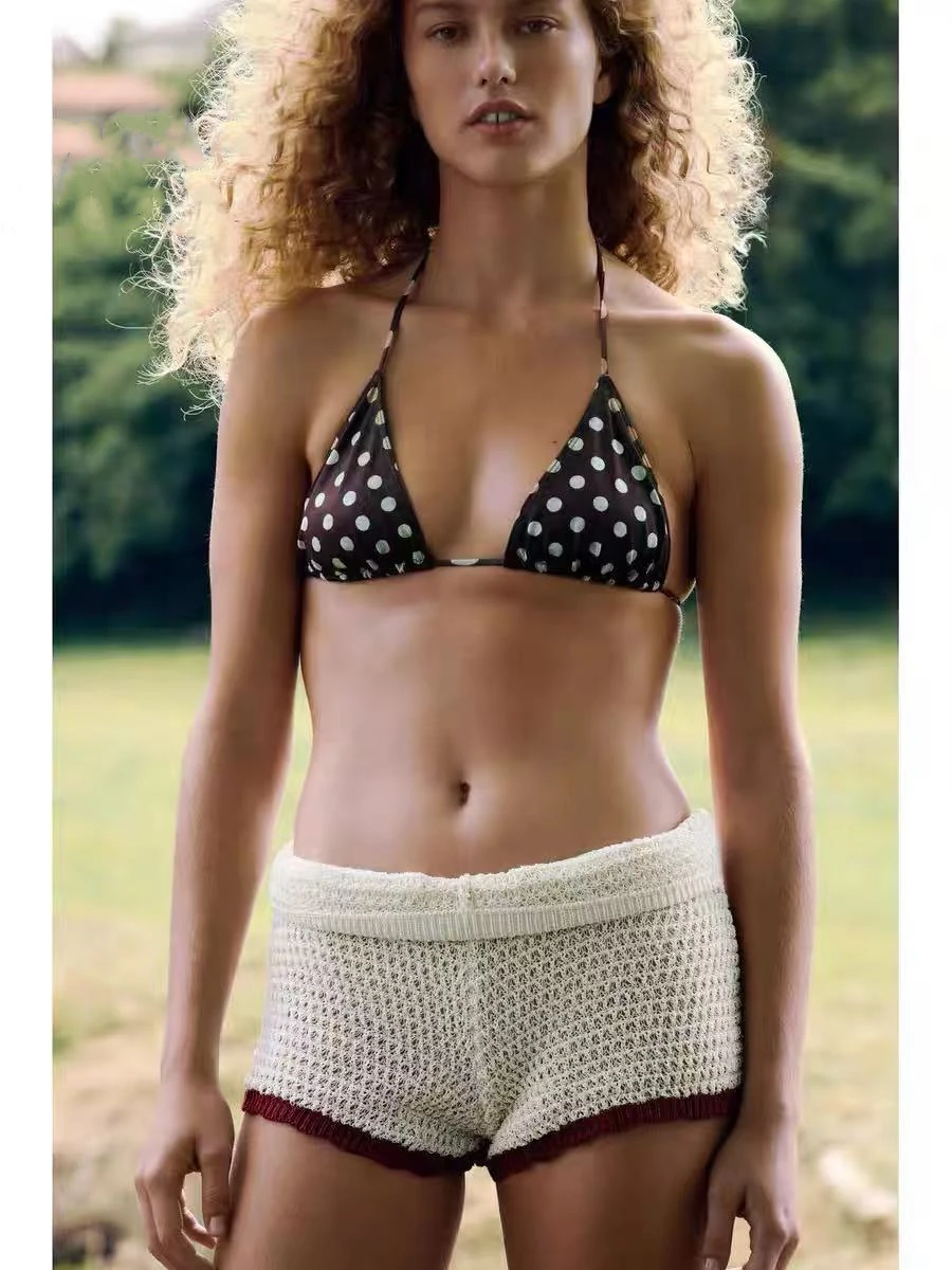 YY1240 ZA25 Summer New Women's Fashion European and American Style Versatile Knitted Casual Shorts 6427111
YY1240 ZA25 Summer New Women's Fashion European and American Style Versatile Knitted Casual Shorts 6427111