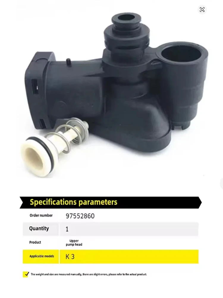 1Pcs original for Karcher K3 high pressure washer accessories pump head 9.755-286.0
1Pcs original for Karcher K3 high pressure washer accessories pump head 9.755-286.0