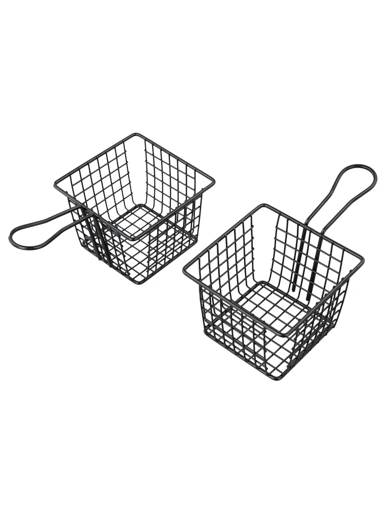 Portable Basket Food Bucket Party Serving Black Snack Basket For Ice Cream Organizer Fried Food Serving Iron Material
Portable Basket Food Bucket Party Serving Black Snack Basket For Ice Cream Organizer Fried Food Serving Iron Material