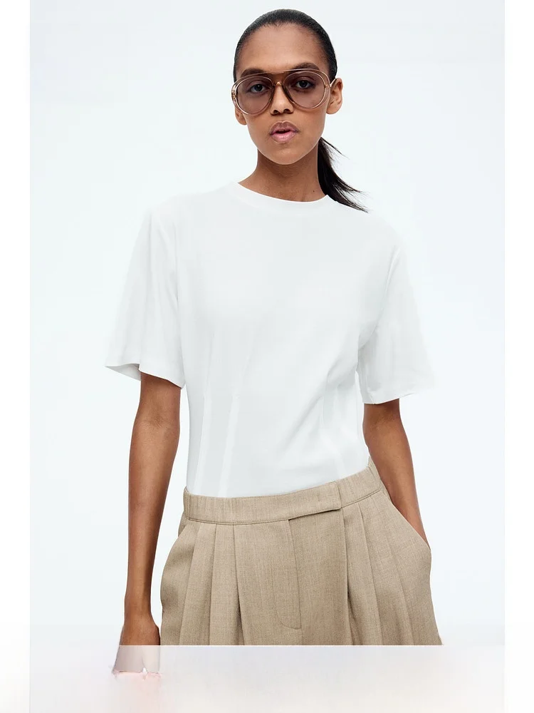 H&M SS Women's Romper Summer Fashion Double-sided Cloth T-shirt Tight Body 1293006 Mid-waist Pure Cotton Underwear
H&M SS Women's Romper Summer Fashion Double-sided Cloth T-shirt Tight Body 1293006 Mid-waist Pure Cotton Underwear