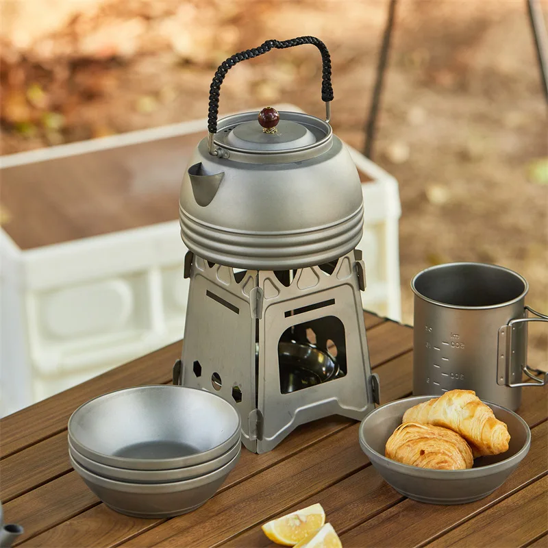 Titanium Kettle Portable Camping Tea Coffee Maker Outdoor Boiling Water Kettle Camping Picnic Fishing Backpack
Titanium Kettle Portable Camping Tea Coffee Maker Outdoor Boiling Water Kettle Camping Picnic Fishing Backpack