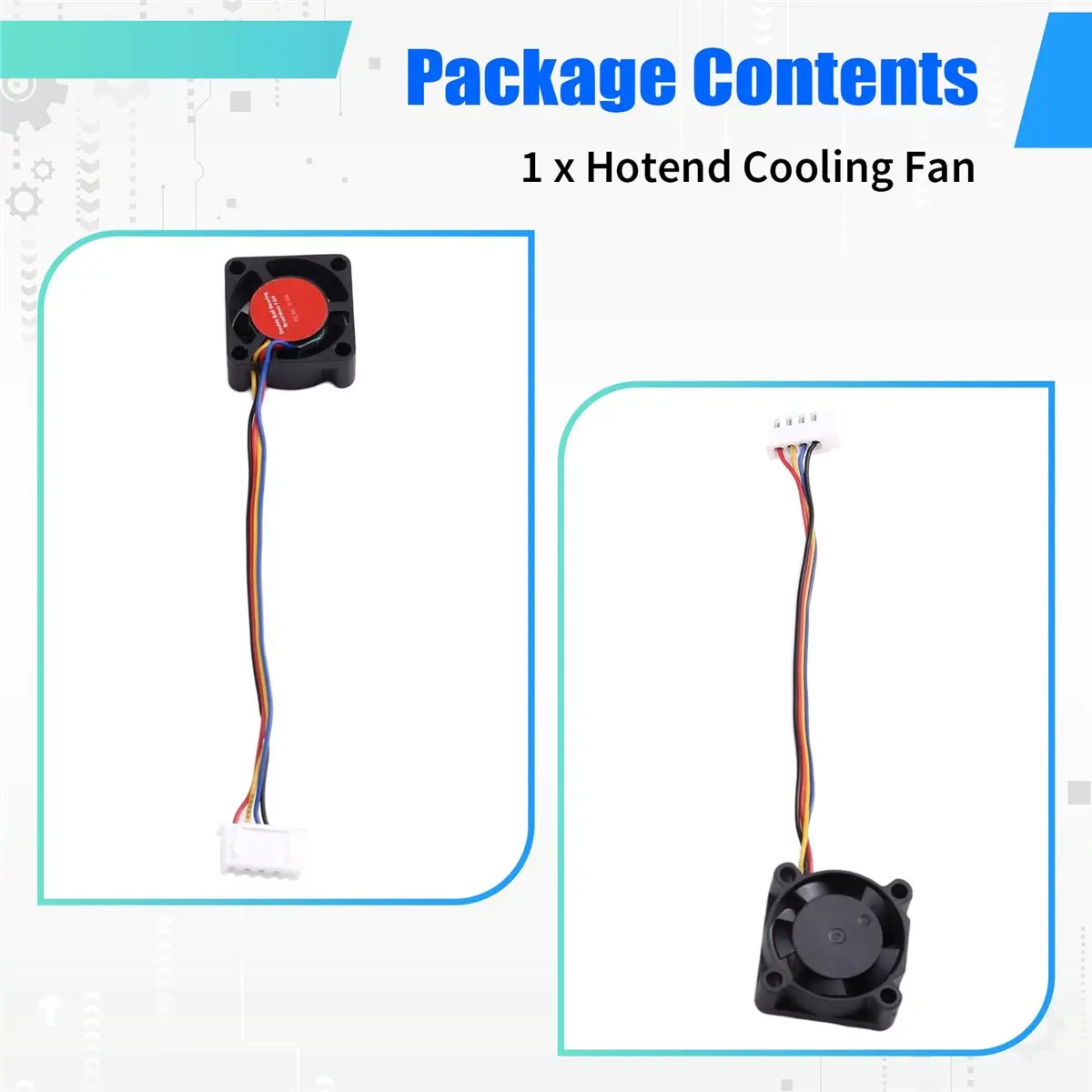 HGHO Hotend Cooling Fan for Bambu Lab A1 A1 Mini with Cable Rapid 2510 5V Cooling Fan for Bambu A1 Mini 3D Printer Parts
HGHO Hotend Cooling Fan for Bambu Lab A1 A1 Mini with Cable Rapid 2510 5V Cooling Fan for Bambu A1 Mini 3D Printer Parts