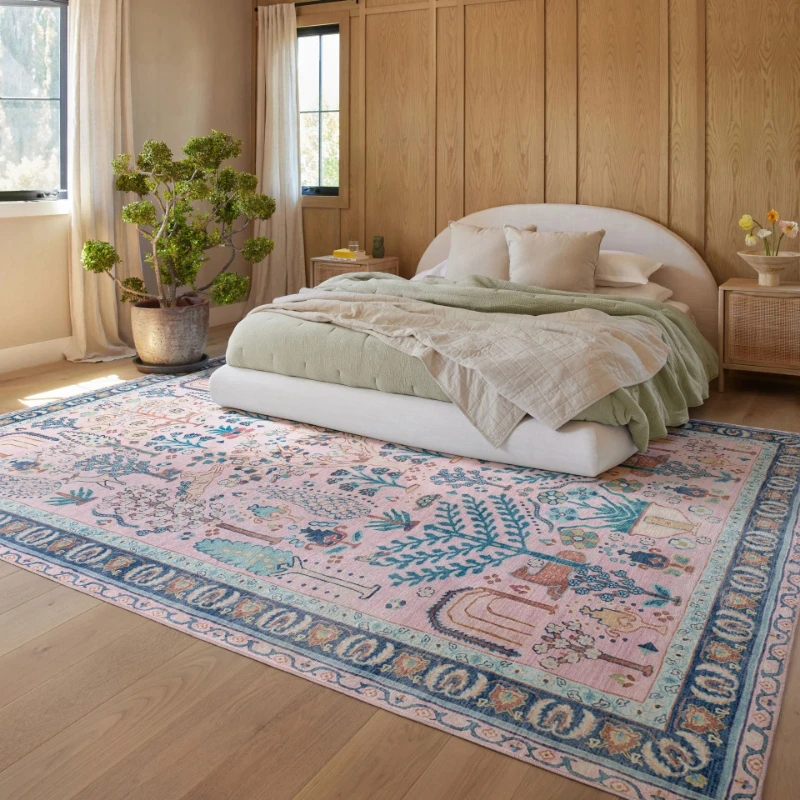 Carpet for Living Room Machine Soft Washable Non-slip Floor Mat Pink Printed Rug Coffee Table Rugs Large Size Home Decor Carpets
Carpet for Living Room Machine Soft Washable Non-slip Floor Mat Pink Printed Rug Coffee Table Rugs Large Size Home Decor Carpets