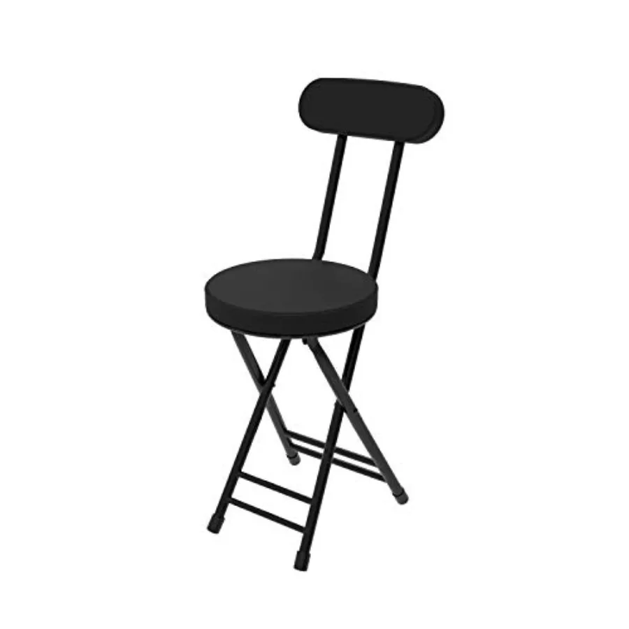 Folding StoolCushioned Padded Folding Stool 18.1 inch Black Portable Heavy Duty Collapsible Padded Round Stool
Folding StoolCushioned Padded Folding Stool 18.1 inch Black Portable Heavy Duty Collapsible Padded Round Stool