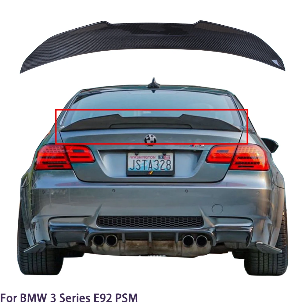 For BMW 3 Series E92 Coupe&E92 M3 PSM Style Carbon fiber Rear Spoiler Trunk wing 2005-2013
For BMW 3 Series E92 Coupe&E92 M3 PSM Style Carbon fiber Rear Spoiler Trunk wing 2005-2013