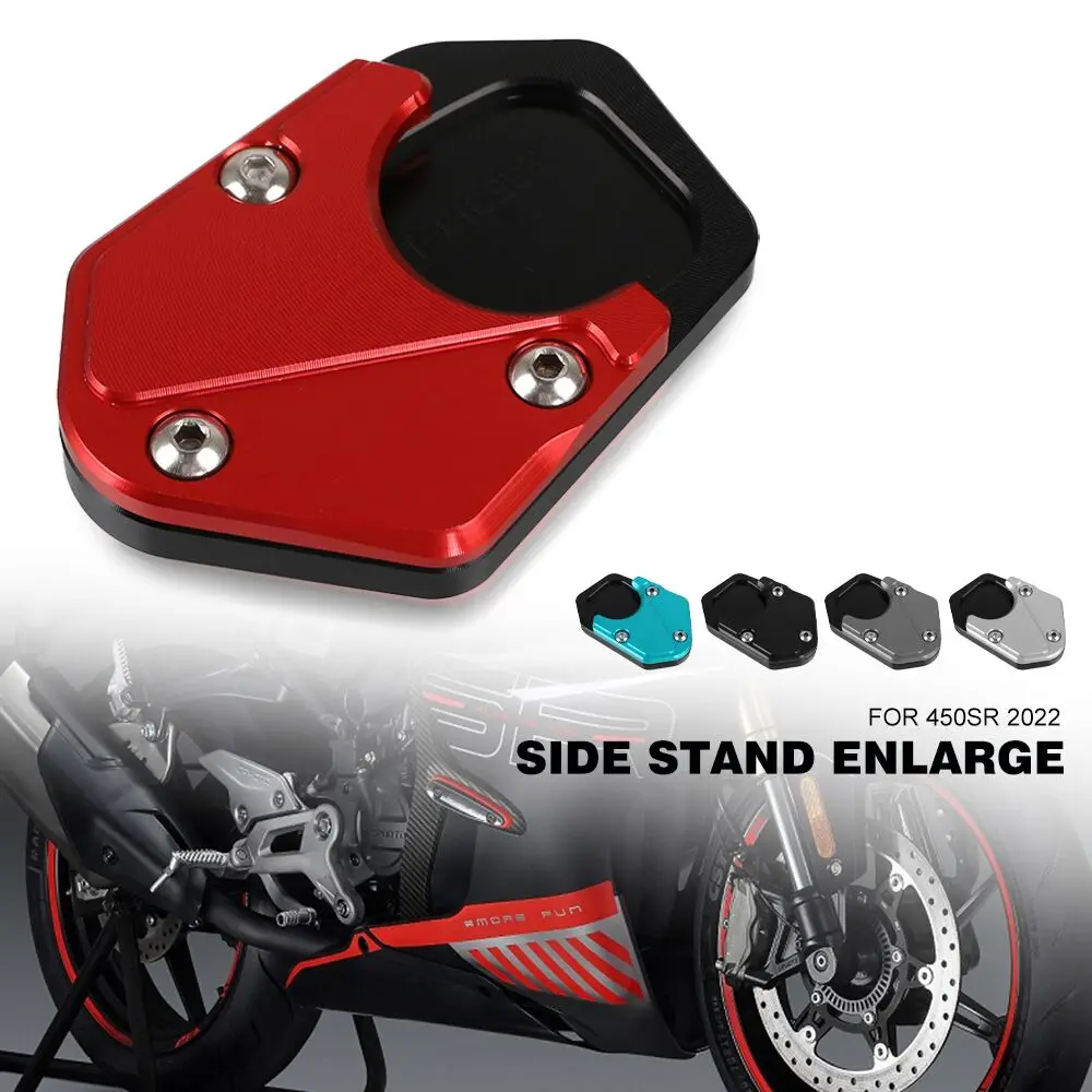 For CFMOTO 450SR 450 SR 2022 Motorcycle Accessories Side Stand Enlarger Plate Kickstand Extension Foot Shelf Support Pad
For CFMOTO 450SR 450 SR 2022 Motorcycle Accessories Side Stand Enlarger Plate Kickstand Extension Foot Shelf Support Pad