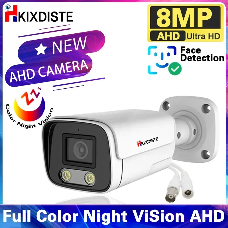 4K AHD Camera Full Color Night Vision CCTV Security Surveillance 8MP Outdoor Waterproof Analog Digital Video 5mp Home Camera
4K AHD Camera Full Color Night Vision CCTV Security Surveillance 8MP Outdoor Waterproof Analog Digital Video 5mp Home Camera