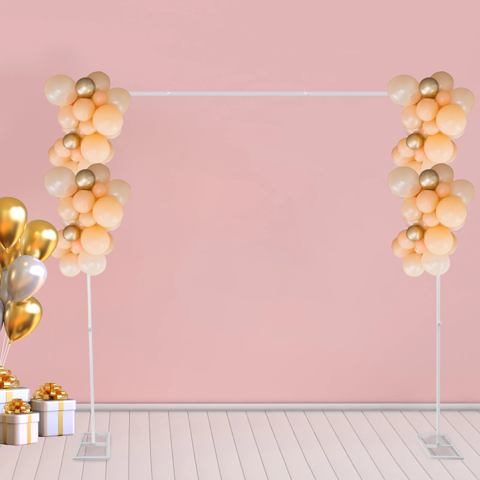 2.4*2.4m White Wedding Bracket Banquet Background Wall Bracket High Load-bearing Square Arch Support
2.4*2.4m White Wedding Bracket Banquet Background Wall Bracket High Load-bearing Square Arch Support