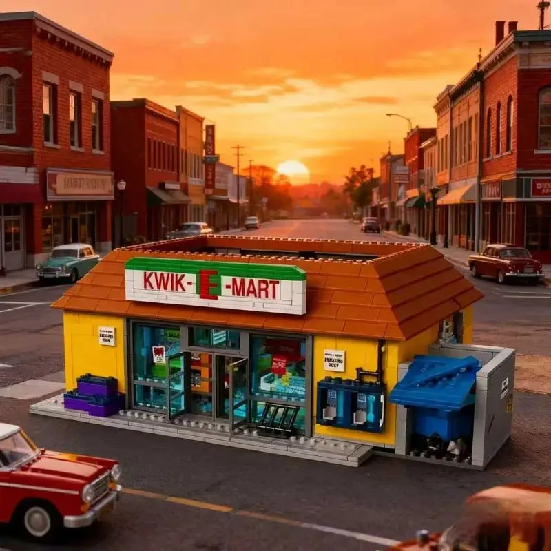 Moc 2218pcs Supermarket 71016 Fit Kwik-e-mart Building Blocks Bricks Model Toys For Kids Christmas Birthday Gifts Home Decor
Moc 2218pcs Supermarket 71016 Fit Kwik-e-mart Building Blocks Bricks Model Toys For Kids Christmas Birthday Gifts Home Decor