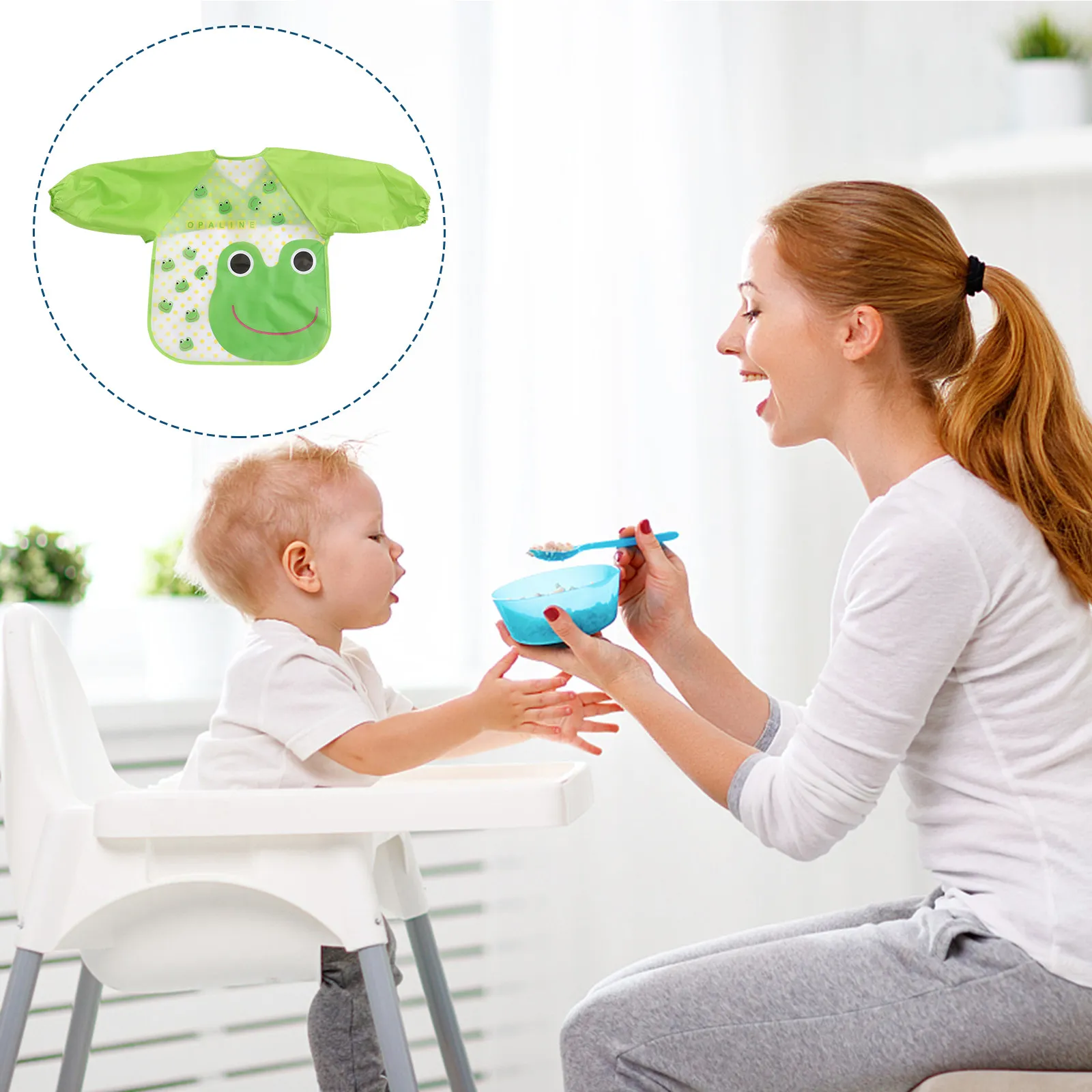 2pcs Waterproof Dining Apron For Babies Kids Eating Cape With Dog Patterns Long Sleeve Food Feeding Protection Children Dinner
2pcs Waterproof Dining Apron For Babies Kids Eating Cape With Dog Patterns Long Sleeve Food Feeding Protection Children Dinner