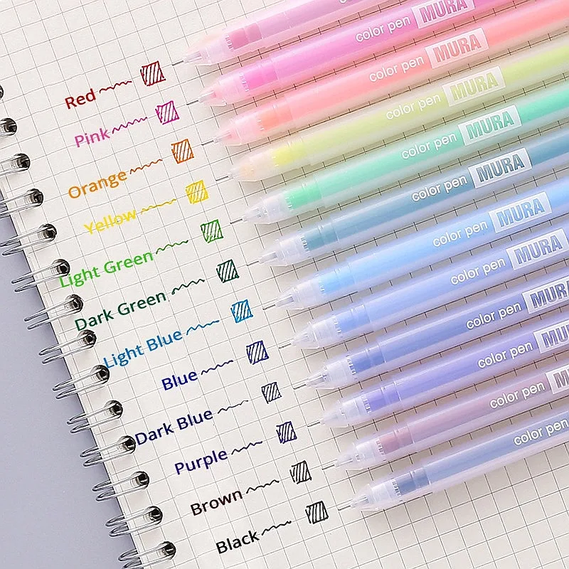 Color Gel Pen Set Kawaii Aesthetic Stationery Student Diary Handbook Markers School Supplies
Color Gel Pen Set Kawaii Aesthetic Stationery Student Diary Handbook Markers School Supplies