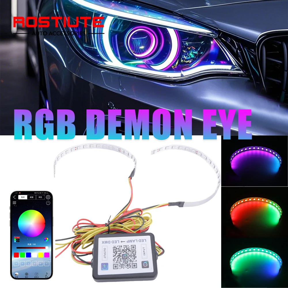 RGB Demon Eye Devil Angel Eyes с кольцами Halo для сигналов поворота для автомобиля, мотоцикла, 2,5/3,0 дюйма, линзы проектора DRL, автомобильные аксессуары
RGB Demon Eye Devil Angel Eyes с кольцами Halo для сигналов поворота для автомобиля, мотоцикла, 2,5/3,0 дюйма, линзы проектора DRL, автомобильные аксессуары