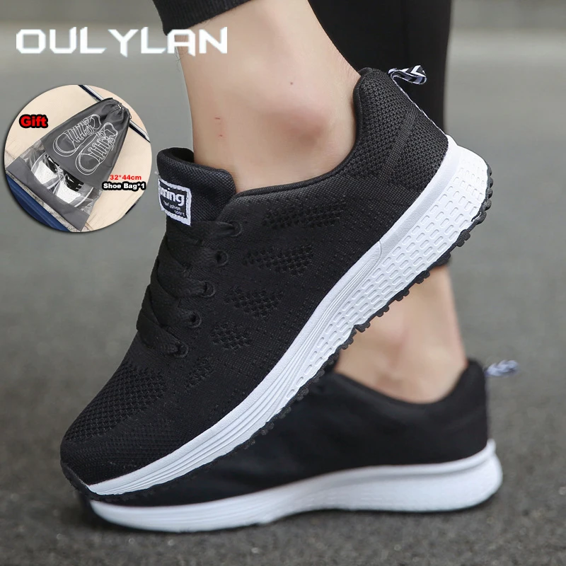 Oulylan Outdoor Breathable Mesh Sneakers for Men Solid Color Lace Up Sport Shoes Women Casual Soft Soled Running Footwear
Oulylan Outdoor Breathable Mesh Sneakers for Men Solid Color Lace Up Sport Shoes Women Casual Soft Soled Running Footwear