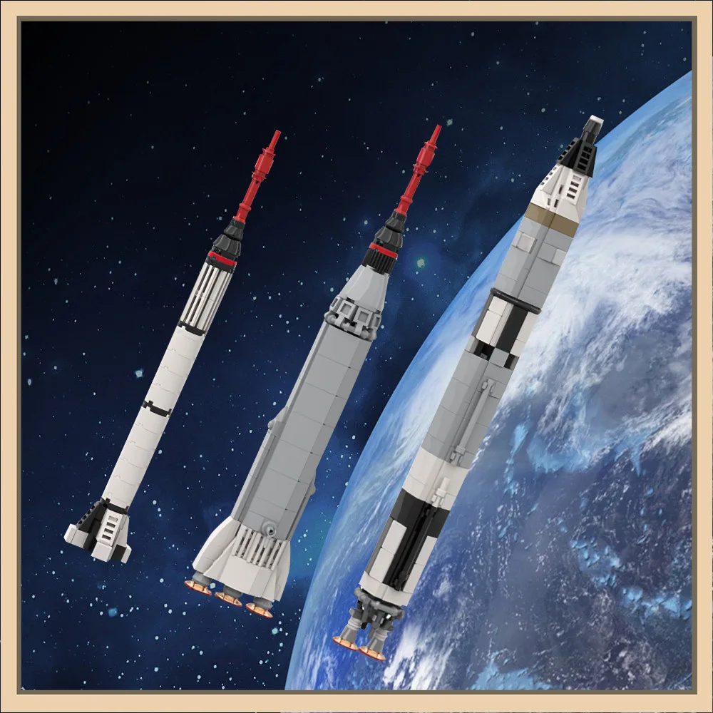 MOC-115939 Building Blocks Mercury & Gemini Collection Rocket Space Aviation Gift Puzzle Building Blocks Set
MOC-115939 Building Blocks Mercury & Gemini Collection Rocket Space Aviation Gift Puzzle Building Blocks Set
