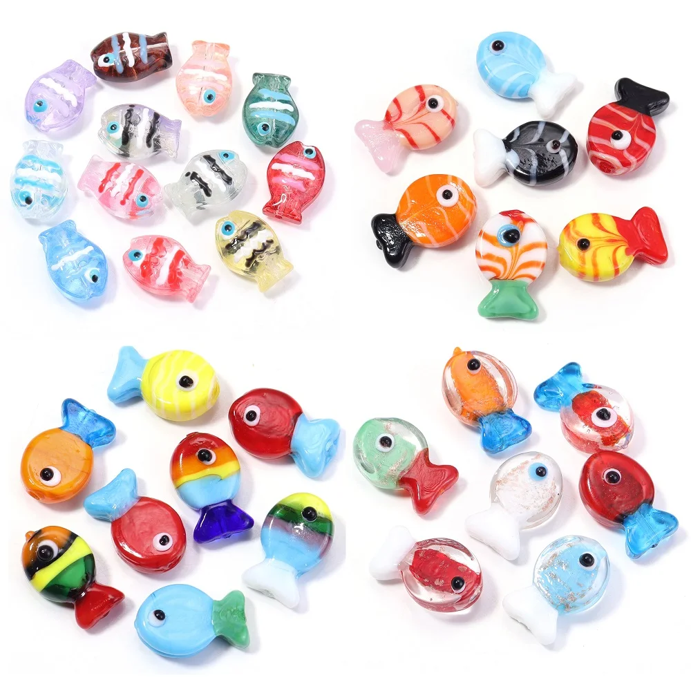 2/5pcs Glass Fish-shaped Beads Cute Handmade Craft Lampwork Loose Spacer Bead for DIY Crafts Ornament Making Beaded Animal Charm
2/5pcs Glass Fish-shaped Beads Cute Handmade Craft Lampwork Loose Spacer Bead for DIY Crafts Ornament Making Beaded Animal Charm
