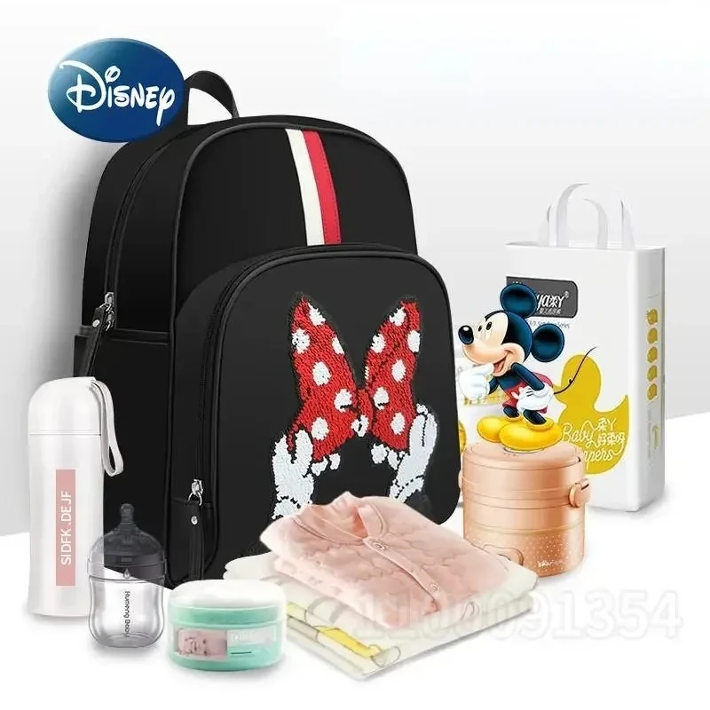 Disney's New Diaper Bag Backpack Original Fashion Baby Diaper Bag Backpack Cartoon Cute Baby Products Storage Backpack
Disney's New Diaper Bag Backpack Original Fashion Baby Diaper Bag Backpack Cartoon Cute Baby Products Storage Backpack