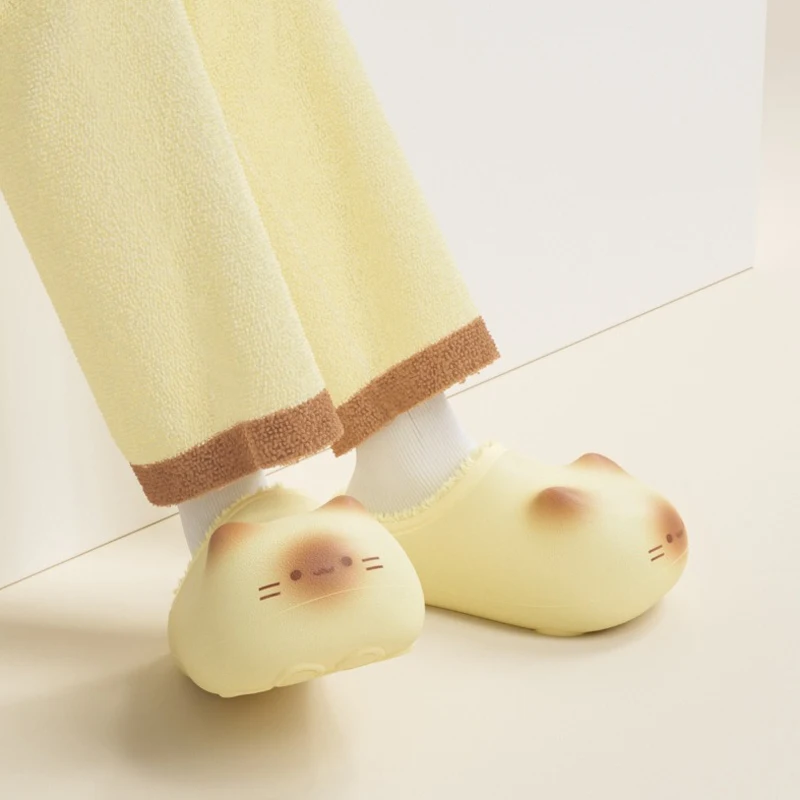 House Slipper Women Fuzzy Cat Cartoon Fur Plush Indoor Lazy Female Thermal Winter Warm Home Shoe Furry Flat flip flop Funny
House Slipper Women Fuzzy Cat Cartoon Fur Plush Indoor Lazy Female Thermal Winter Warm Home Shoe Furry Flat flip flop Funny