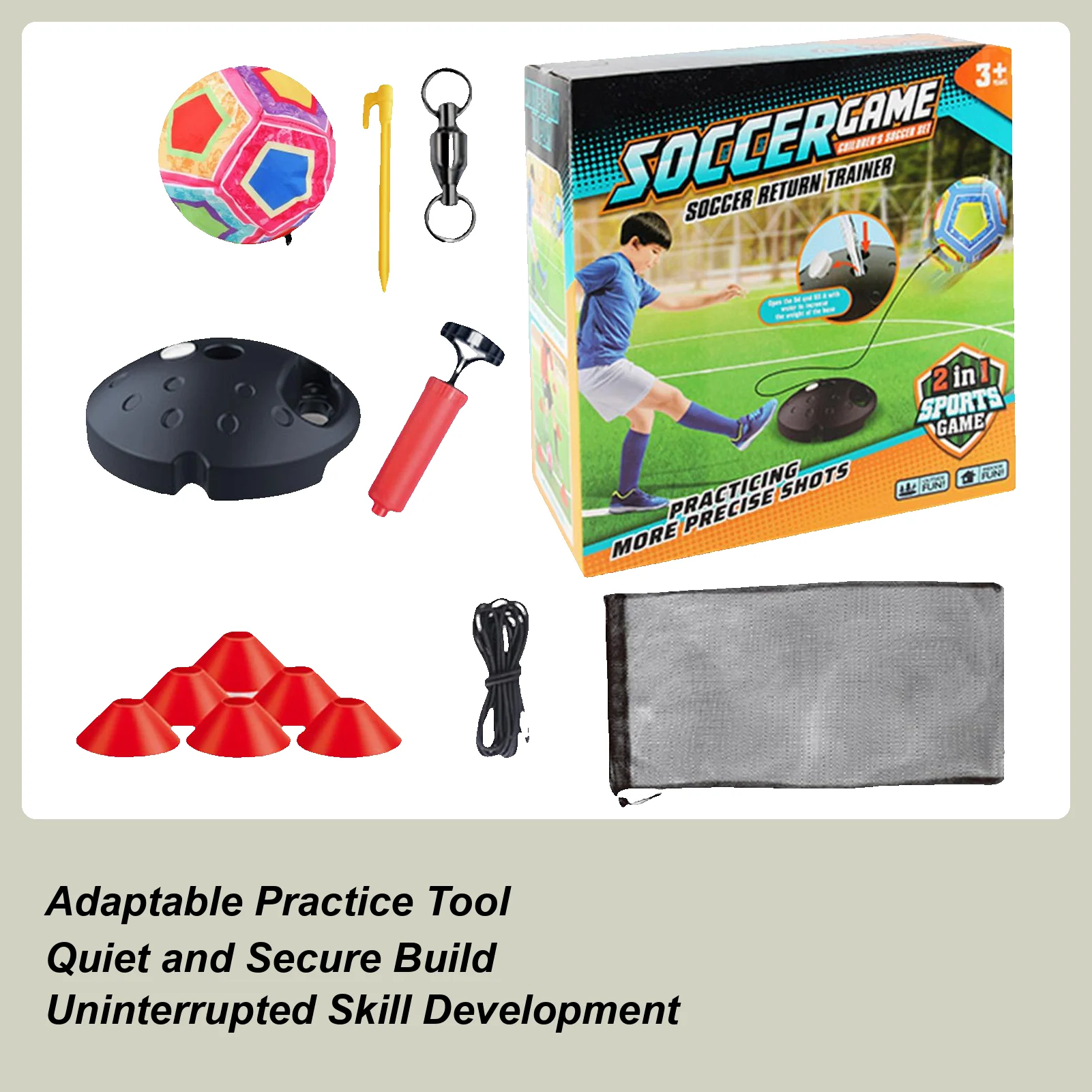 Kids Football Training Equipment Soccer Skills Training Equipment Rebound Portable Sports Ball With Elastic Cord And Bag For
Kids Football Training Equipment Soccer Skills Training Equipment Rebound Portable Sports Ball With Elastic Cord And Bag For