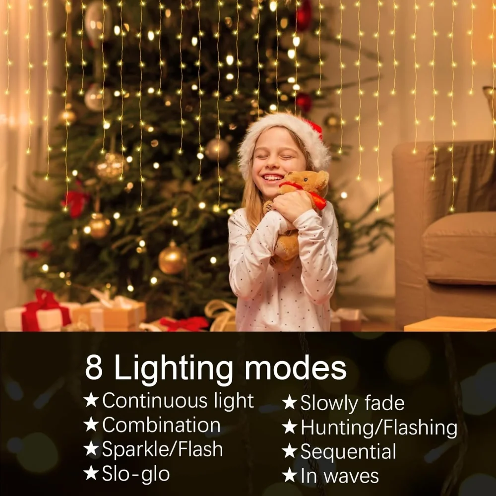 Curtain Icicle Solar Light Outdoor Eaves Decor String Lights Garden Party Yard Christmas Decoration holiday Garlands
Curtain Icicle Solar Light Outdoor Eaves Decor String Lights Garden Party Yard Christmas Decoration holiday Garlands