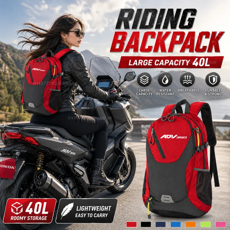 For HONDA ADV350 ADV 350 2021 2022 Large Capacity Waterproof Outdoor RiRacing travel Men waterproof Backpack Bag Motorcycle Gift
For HONDA ADV350 ADV 350 2021 2022 Large Capacity Waterproof Outdoor RiRacing travel Men waterproof Backpack Bag Motorcycle Gift