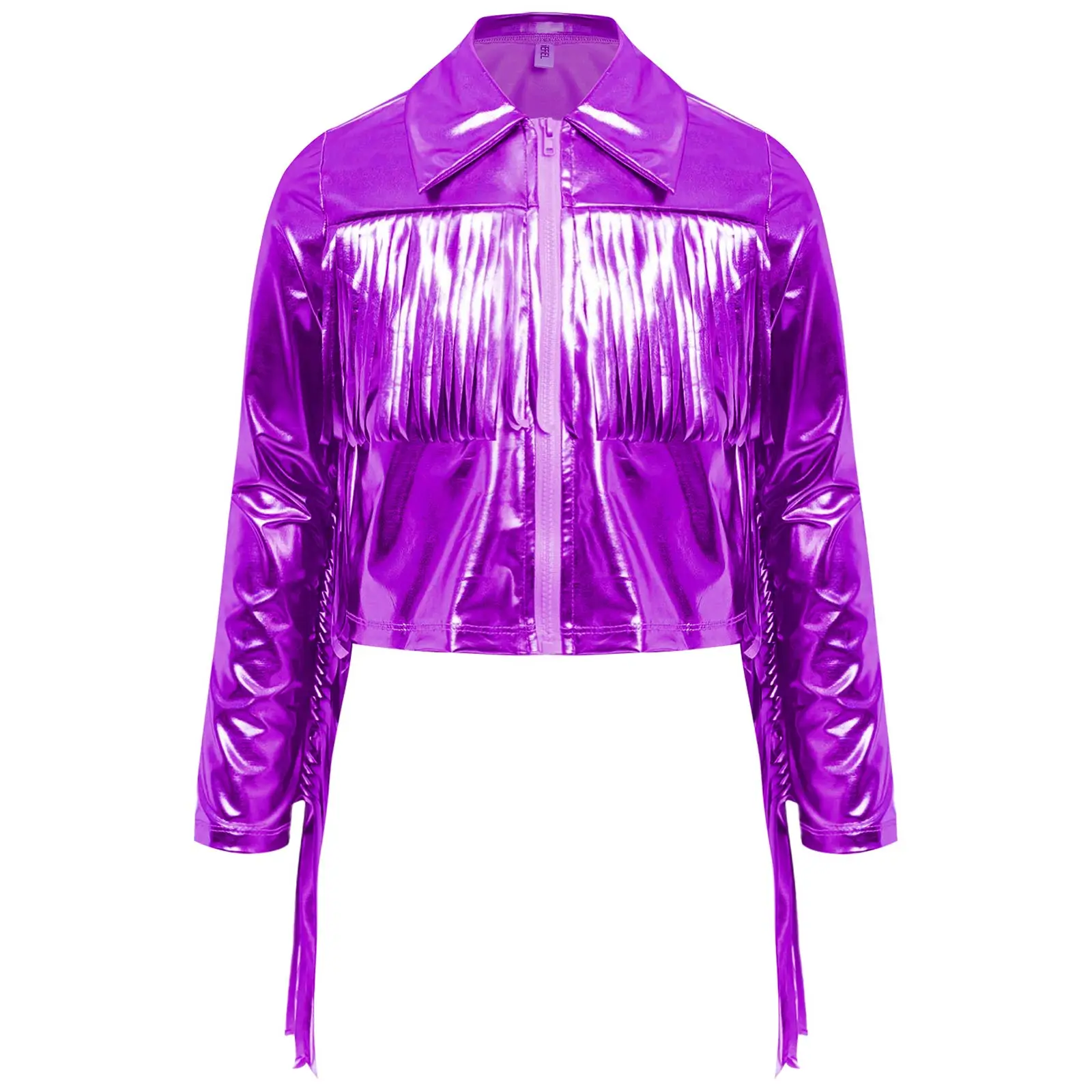 Kids Metallic Dance Bomber Jacket 23