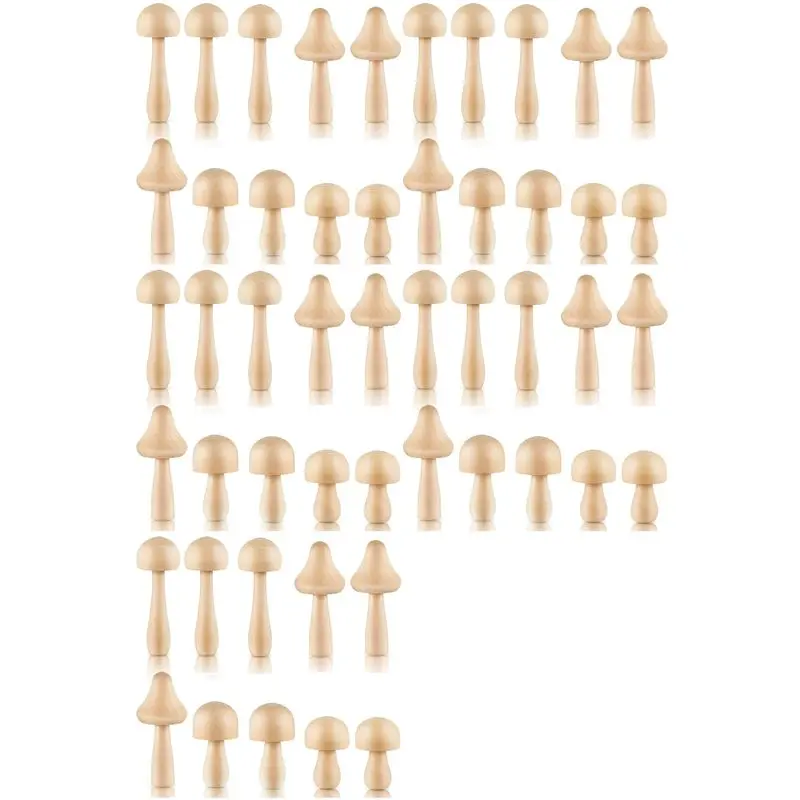 ABUI-50 Pieces Big Sizes Unfinished Wooden Mushroom Unpainted Wooden Mushroom For Arts And Crafts Projects Decoration
ABUI-50 Pieces Big Sizes Unfinished Wooden Mushroom Unpainted Wooden Mushroom For Arts And Crafts Projects Decoration