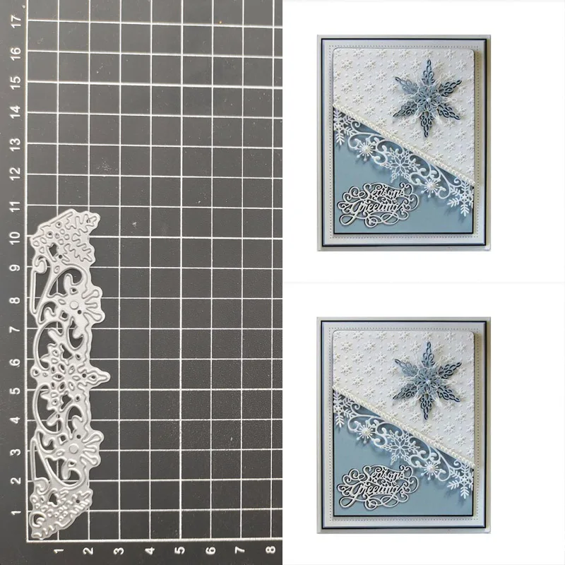 Snowflake Lace Stripe Border Metal Cutting Dies Stencil Scrapbook Diy Album Stamp Paper Card Embossing Decor Craft Knife Mould
Snowflake Lace Stripe Border Metal Cutting Dies Stencil Scrapbook Diy Album Stamp Paper Card Embossing Decor Craft Knife Mould