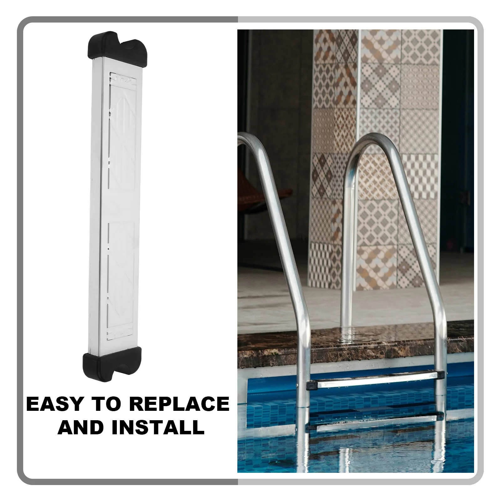 Stainless Steel Replacement Non-Slip Durable Metal for Swimming Accessories Compatible with Various Brands for Pool
Stainless Steel Replacement Non-Slip Durable Metal for Swimming Accessories Compatible with Various Brands for Pool