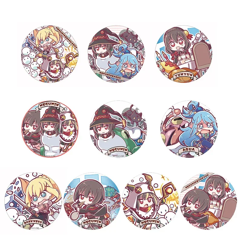 58 мм металлический красочный тьма костюмы Megumin значок Aqua Satou Kazuma модные аксессуары модные простые предметы специального назначения
58 мм металлический красочный тьма костюмы Megumin значок Aqua Satou Kazuma модные аксессуары модные простые предметы специального назначения