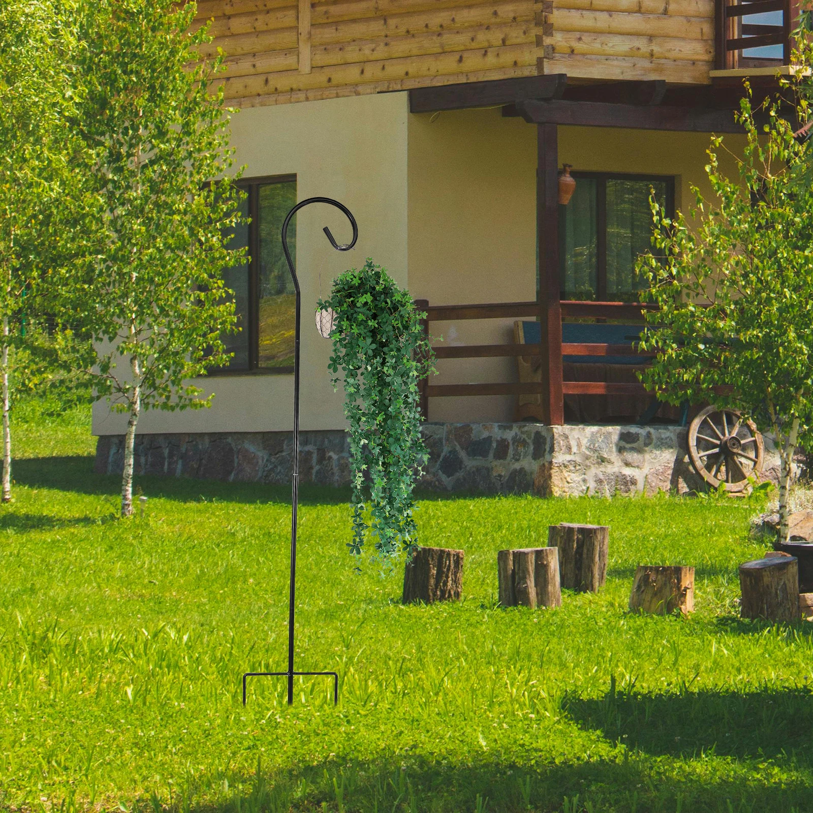 Heavy Duty Garden Shepherd Hook Outdoor Detachable Iron Hook for Hanging Solar Lanterns Bird Feeders Plant Hangers
Heavy Duty Garden Shepherd Hook Outdoor Detachable Iron Hook for Hanging Solar Lanterns Bird Feeders Plant Hangers