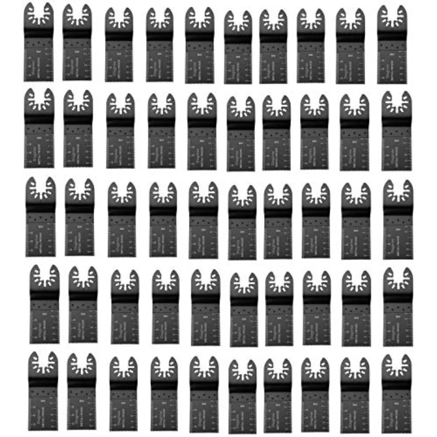 50Pack Bi-Metal Oscillating Tool Blade Multitool Blade Oscillating Multi Tool Quick Release Saw Blades for Fein Dremel Dewalt C
50Pack Bi-Metal Oscillating Tool Blade Multitool Blade Oscillating Multi Tool Quick Release Saw Blades for Fein Dremel Dewalt C