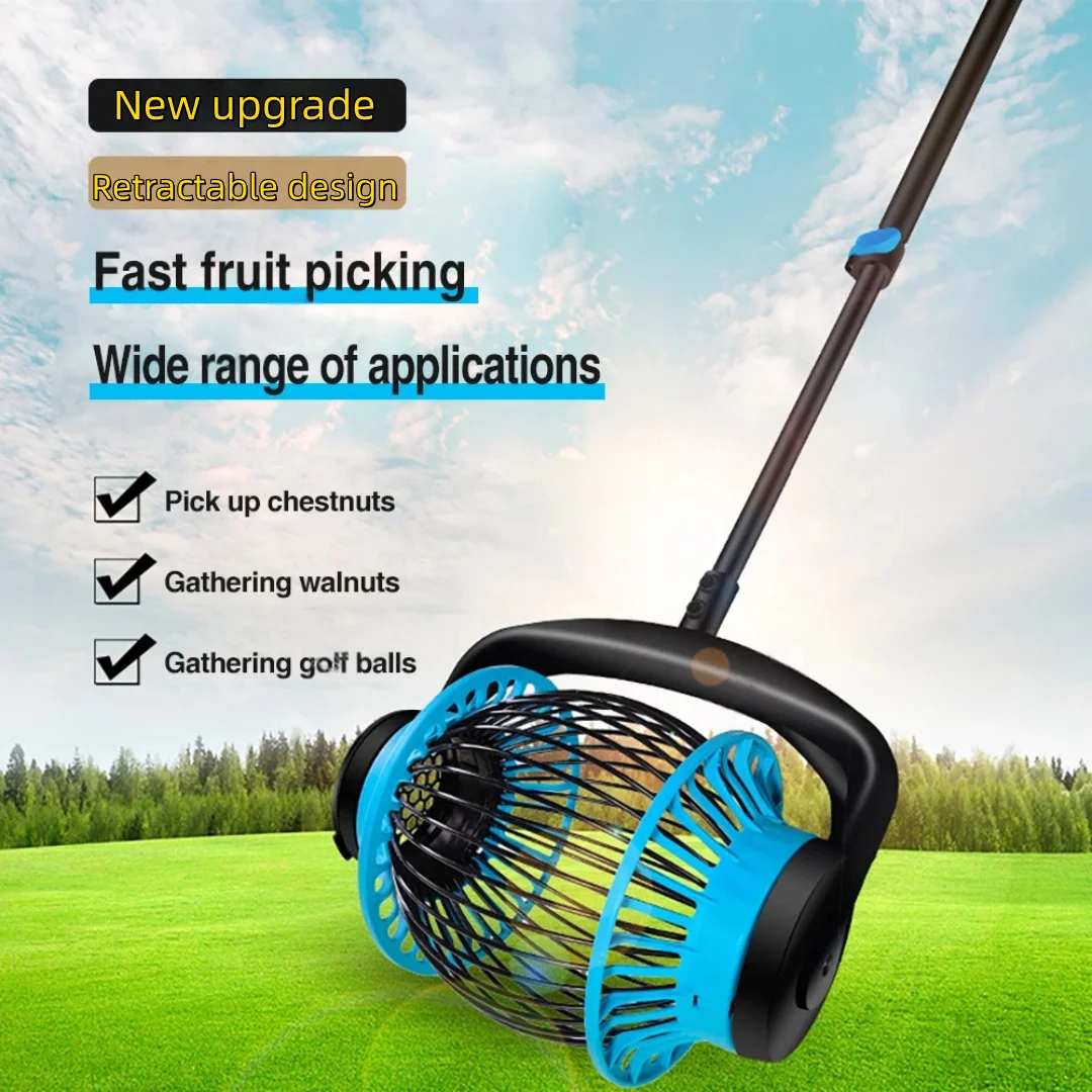 Orchard tool aluminum alloy telescopic pole nut collector for picking chestnuts, walnuts, apples, fruit picker
Orchard tool aluminum alloy telescopic pole nut collector for picking chestnuts, walnuts, apples, fruit picker