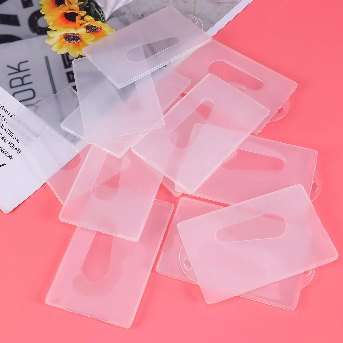 12Pcs Id Protector Transparent High Quality Plastic Card Holder for Bus Subway Credit Meal Cards Waterproof
12Pcs Id Protector Transparent High Quality Plastic Card Holder for Bus Subway Credit Meal Cards Waterproof