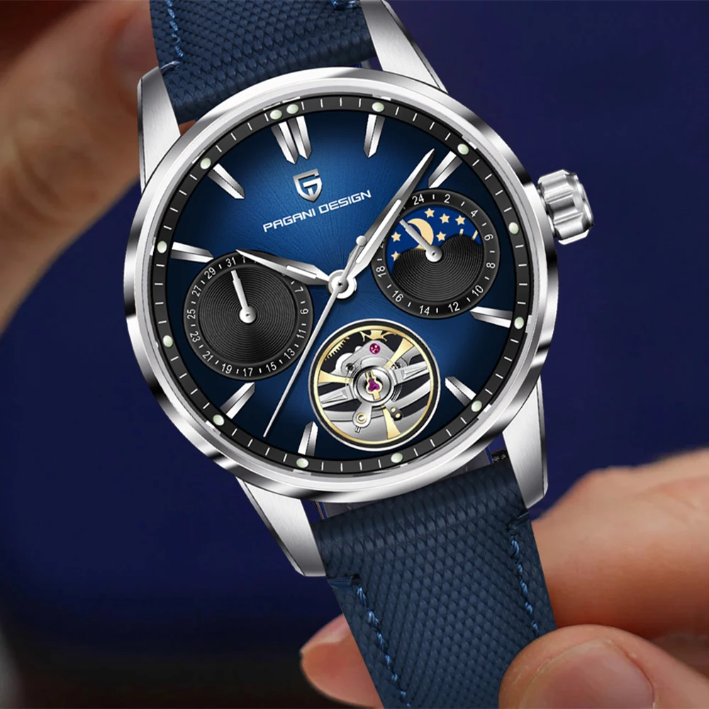 New Pagani Design Tourbillon Men's Mechanical Watch Luxury Sapphire Stainless Steel Automatic Men's Pilot Watch
New Pagani Design Tourbillon Men's Mechanical Watch Luxury Sapphire Stainless Steel Automatic Men's Pilot Watch