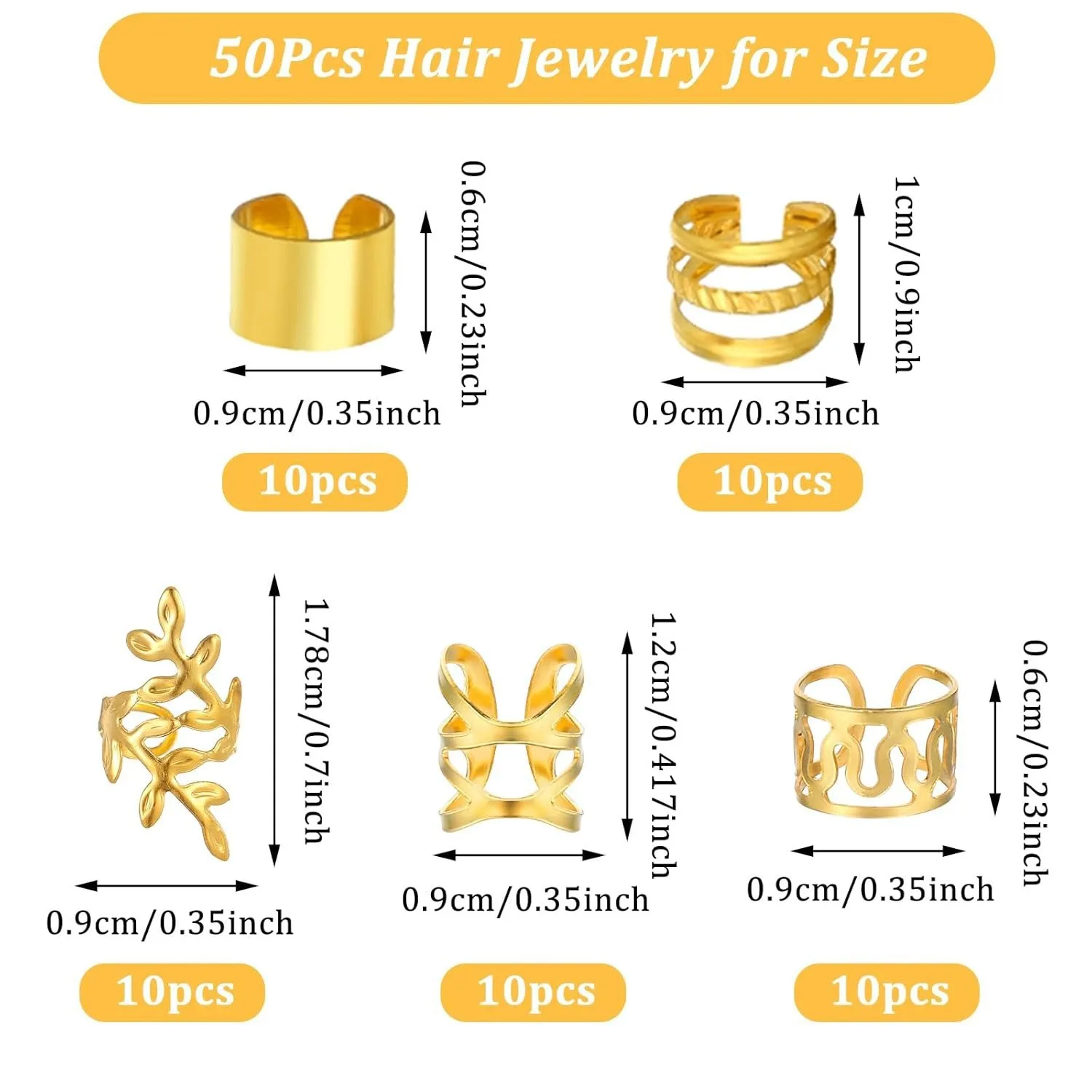 50pcs Dreadlock Braid Rings Hollow Design Hair Extension Loops Cuffs Set Decorative Afro Hair Accessory
50pcs Dreadlock Braid Rings Hollow Design Hair Extension Loops Cuffs Set Decorative Afro Hair Accessory