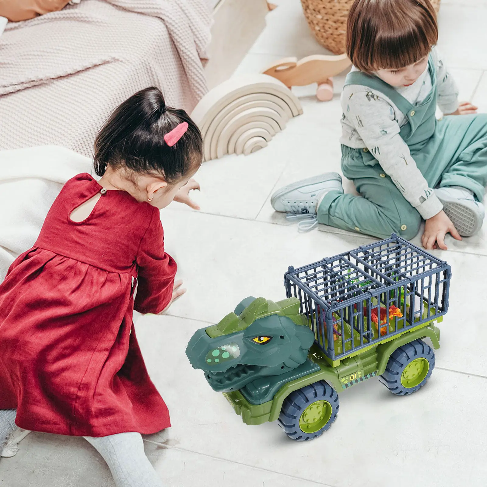 Dinosaur Pull Back Cars Inertia Drive Toy Transport Truck Pullback Children's Kid
Dinosaur Pull Back Cars Inertia Drive Toy Transport Truck Pullback Children's Kid