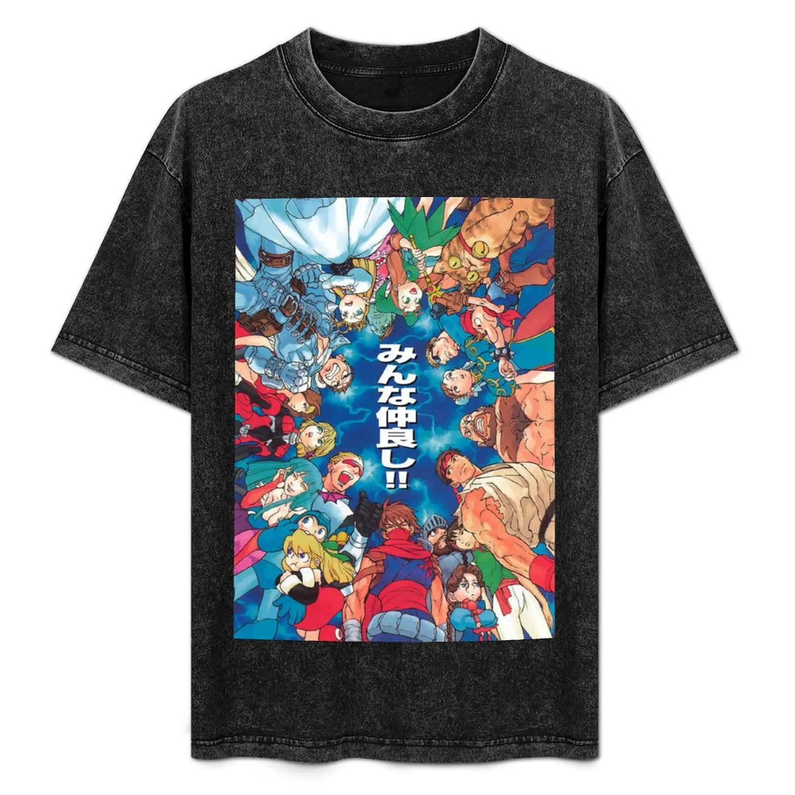 Retro Capcom art Psx manga style T-Shirt Anti-Pilling Casual T-Shirt
Retro Capcom art Psx manga style T-Shirt Anti-Pilling Casual T-Shirt