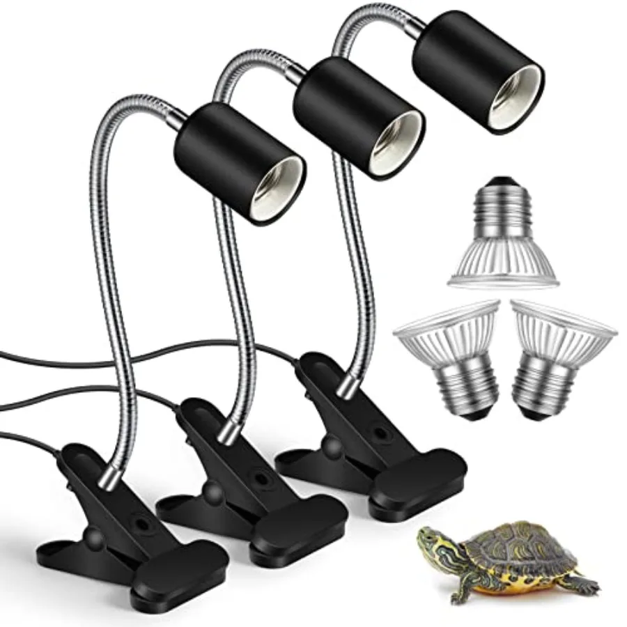 【Spot goods】3 Set Reptile Heat Lamp UVA/UVB Turtle Heat Lamp Holder Fixture Clamp Basking Spot Adjustable 50w Full Spectrum Sun
【Spot goods】3 Set Reptile Heat Lamp UVA/UVB Turtle Heat Lamp Holder Fixture Clamp Basking Spot Adjustable 50w Full Spectrum Sun