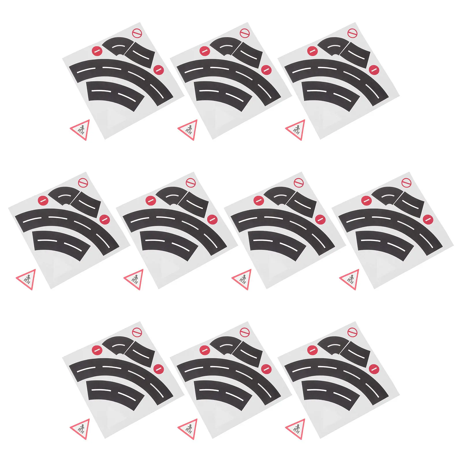 10Sets Curve Road Stickers DIY Removable Adhesive for Children Educational Traffic Signs Play Mat Construction Stickers
10Sets Curve Road Stickers DIY Removable Adhesive for Children Educational Traffic Signs Play Mat Construction Stickers