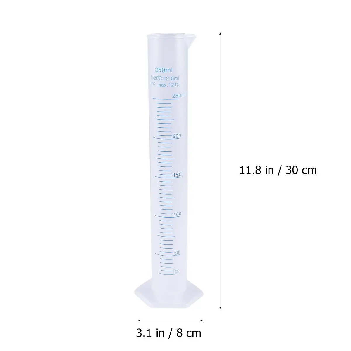 250 Ml With Scale Measuring Cylinder Professional Graduated 100ml 50ml Laboratory Home Use
250 Ml With Scale Measuring Cylinder Professional Graduated 100ml 50ml Laboratory Home Use