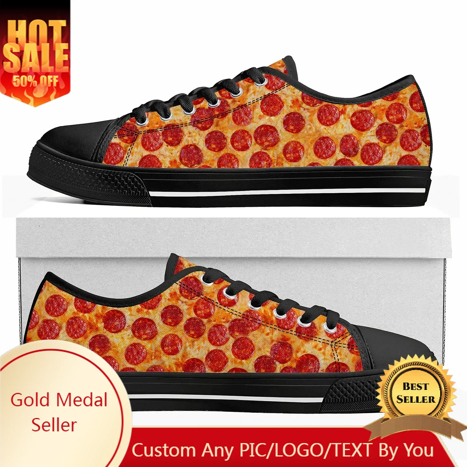 Patrón De Comida Deliciosa Pizza 3D Low Top Sneakers Mens Womens Teenager High Quality Sneaker Canvas Custom Made Couple Shoes
Patrón De Comida Deliciosa Pizza 3D Low Top Sneakers Mens Womens Teenager High Quality Sneaker Canvas Custom Made Couple Shoes