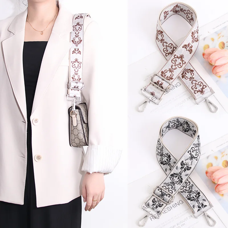 Flower bag straps Wide Shoulder Strap Women's Bag Accessories Adjustable bag strap for crossbody 숄더스트랩
Flower bag straps Wide Shoulder Strap Women's Bag Accessories Adjustable bag strap for crossbody 숄더스트랩