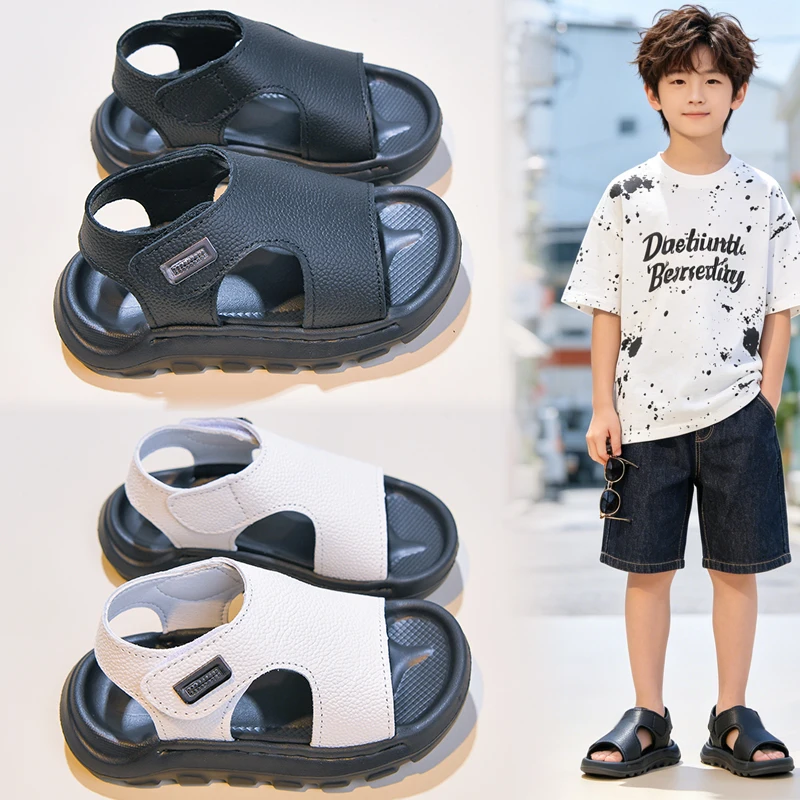 Boys Girls Kids Closed Toe Sandals Summer Soft Sole Anti Slip Beach Shoes for Children Outdoor Walking Comfortable Childrens
Boys Girls Kids Closed Toe Sandals Summer Soft Sole Anti Slip Beach Shoes for Children Outdoor Walking Comfortable Childrens