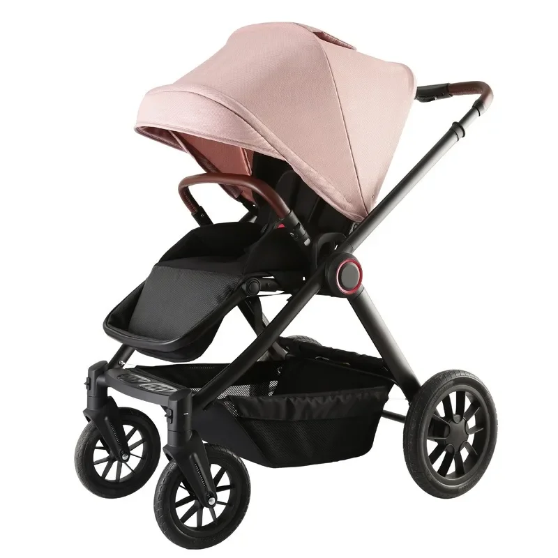 Two-way baby stroller that can sit and lie down, lightweight folding high-view shock-absorbing baby stroller
Two-way baby stroller that can sit and lie down, lightweight folding high-view shock-absorbing baby stroller